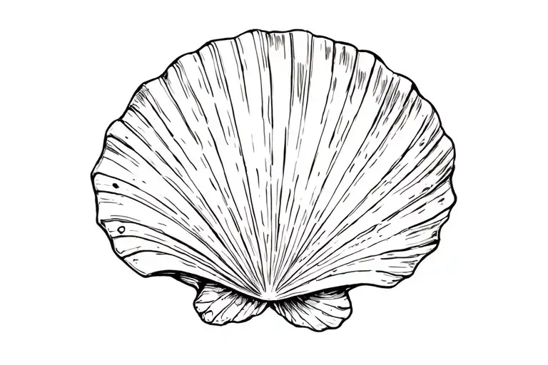 Beach Seashell Palm Tree