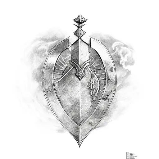 War Sword Protecting A Real Heart