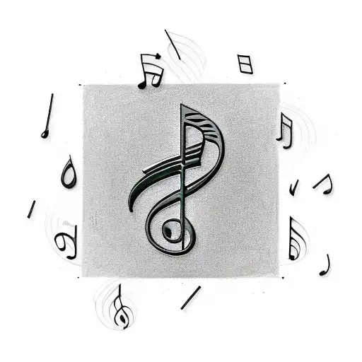 Combine The Nike Logo With A Music Note To Represent The Client's Love For Both