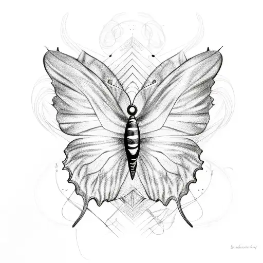 Butterfly With Music Score Wings