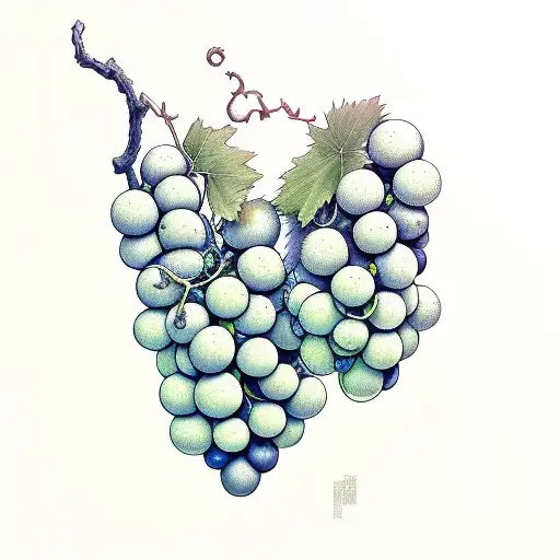 Grape Vine In Color
