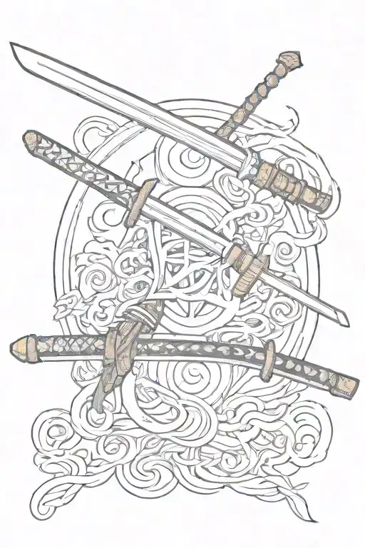 Katana With Chakaruto Inscription