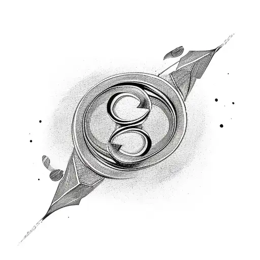 Infinity Symbol With Thumb Impression