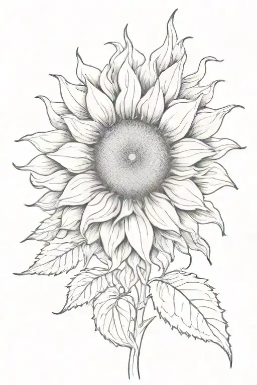 Sunflower Facing A Sun