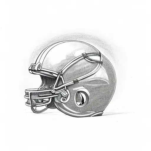 American Football And Motorcycle