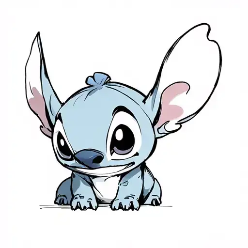 Emo Disney Chracter Stitch