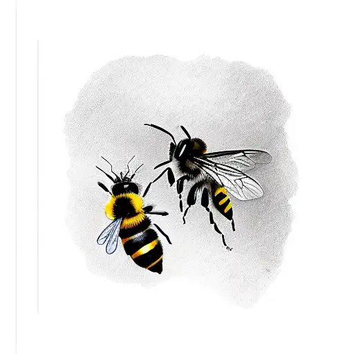 A Portrait Of Your Daughter With A Bee Resting On Her Shoulder