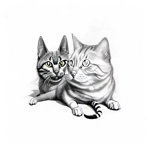 Dog And Cat And Scorpion