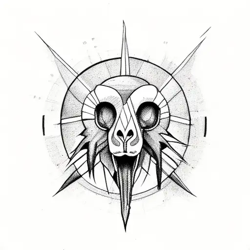 Third Eye On Ram Skull