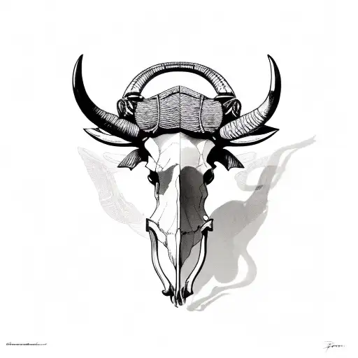 Water Buffalo Skull