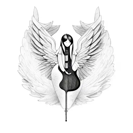 Angel With Guitar
