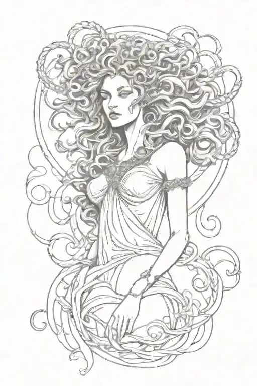 Decaying Medusa Goddess