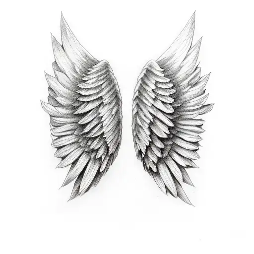 Angel Wings Made Of Bones