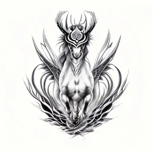 Horse Dragon Owl Crow Family Pain Strength
