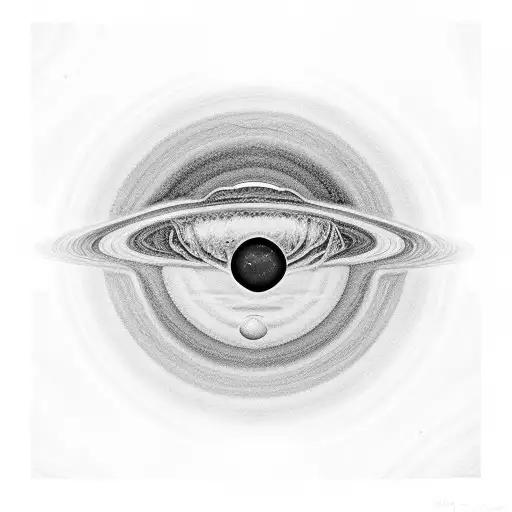 A Coffee Plant Growing Out Of Saturn's Eye