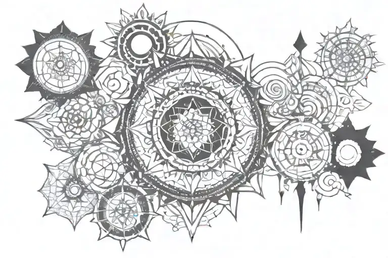 7 Chakra Symbols Representing Different