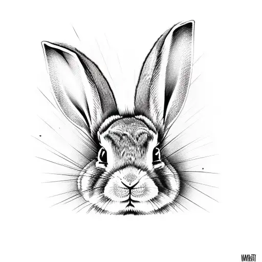 Rabbit With Word Street Caviar