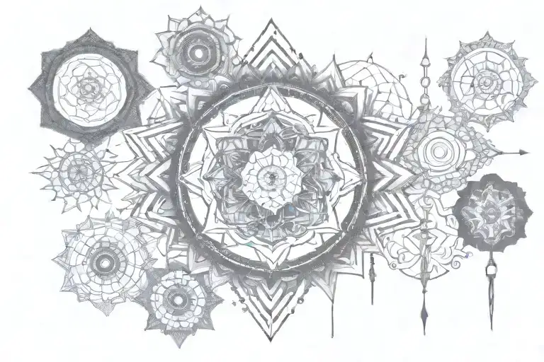 7 Chakra Symbols Representing Different