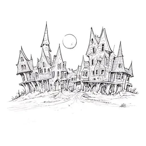 Halloween Town Nightmare Before Christmas