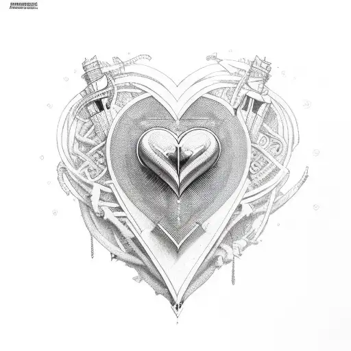 Tribal Heart With The Date Dec 3Rd 2022