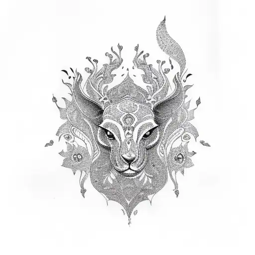 Henna Tattoo Design For Hand