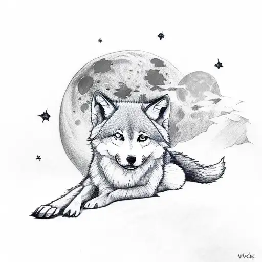 Moon Little Prince Wolf