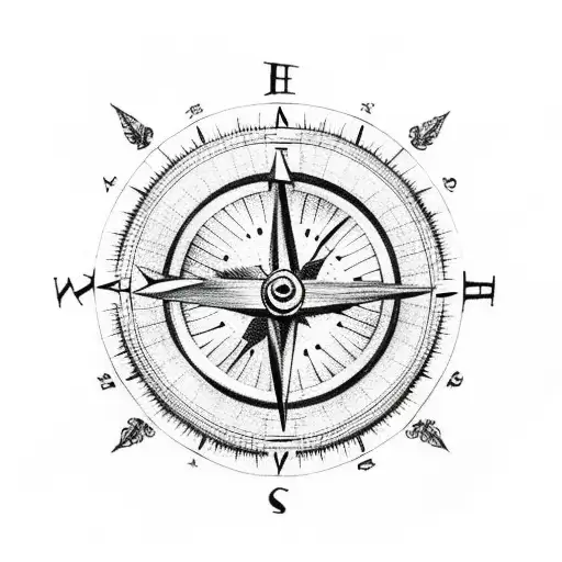 Clock And Compass Full Arm