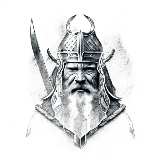 Stoned Viking Warrior