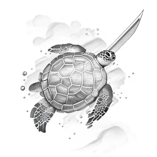 Turtle With Sword