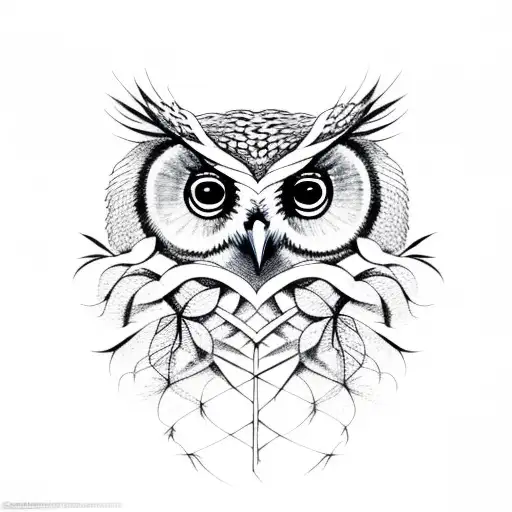 Owl With Vines