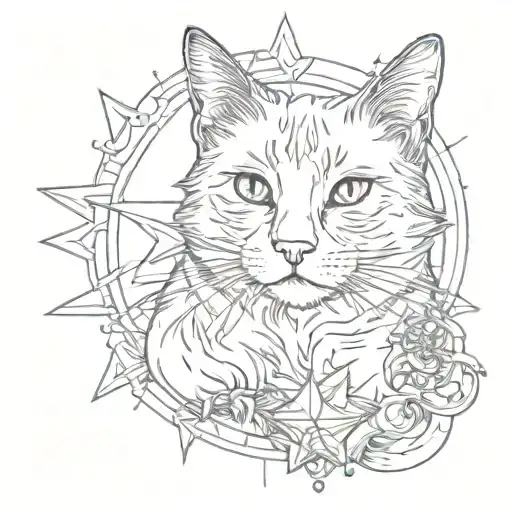 Cat With A Star