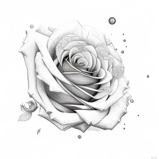 Rose Amd Cosmos Flower