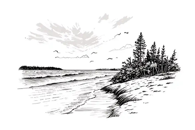 North Carolina Beach Landscape