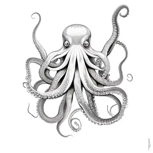 Octopus With Long Tenticles