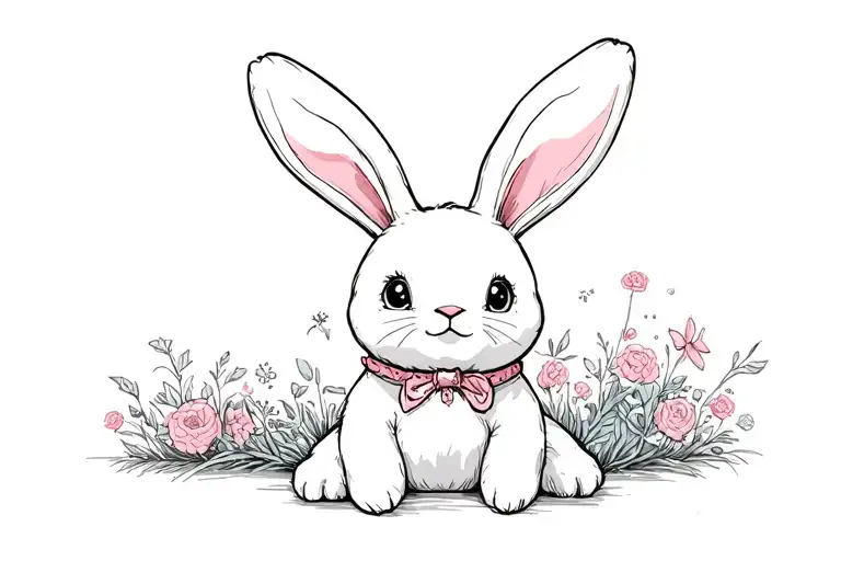 Childhood Bunny Stuffed Animal