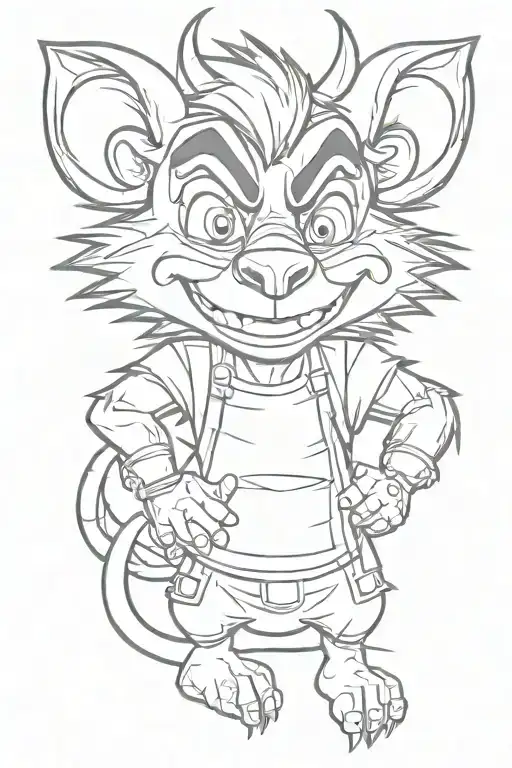 Taz Manian Devil Cartoon Character