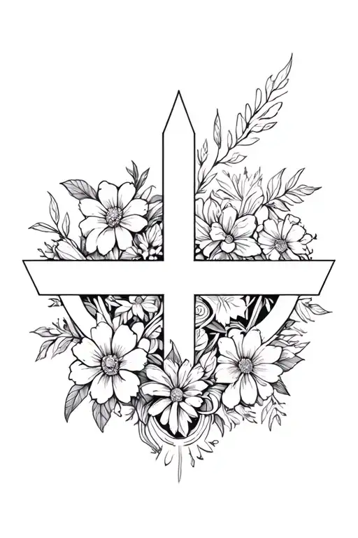 Star Wars Rebel Logo Mixed Flowers Intertwined