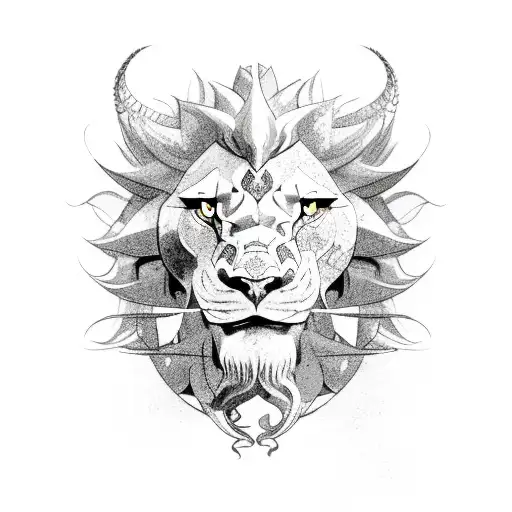 A Dragon With A Lion Head