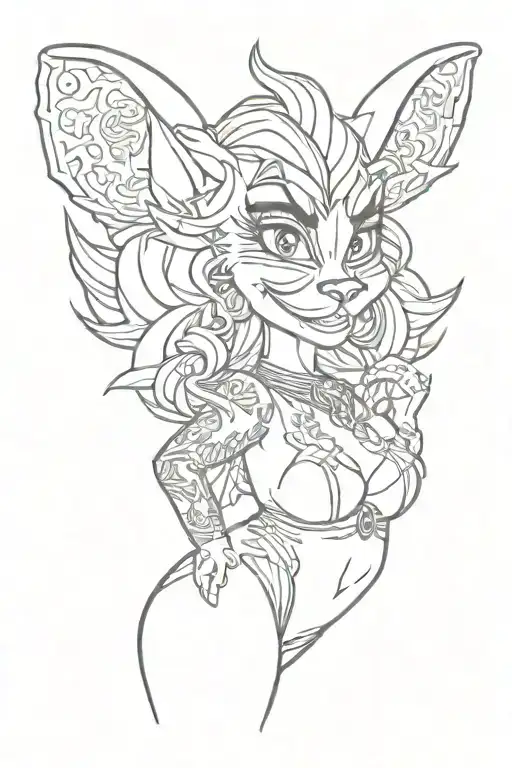 Taz Manian Devil Cartoon With Sexy Women