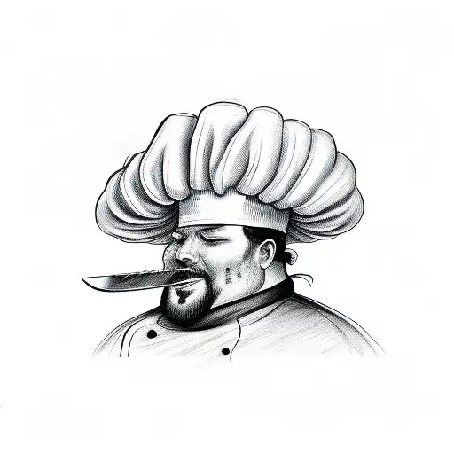 Chef Hat With Knives