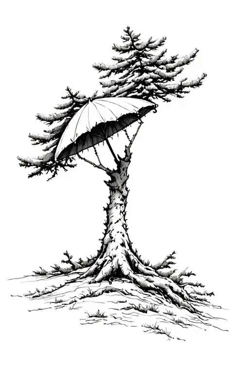 Parasol Pine Tree
