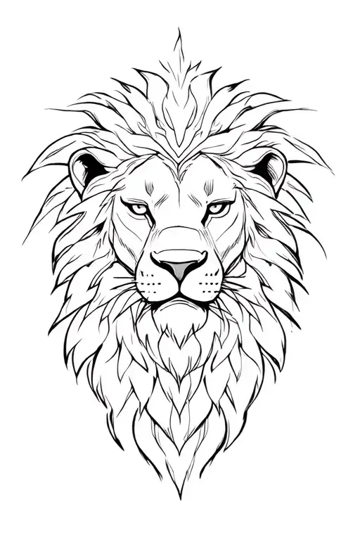 Lion With Spartan Head