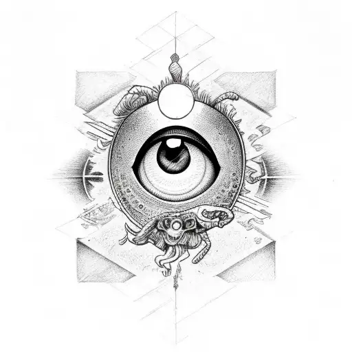 Scorpio With All Seeing Eye
