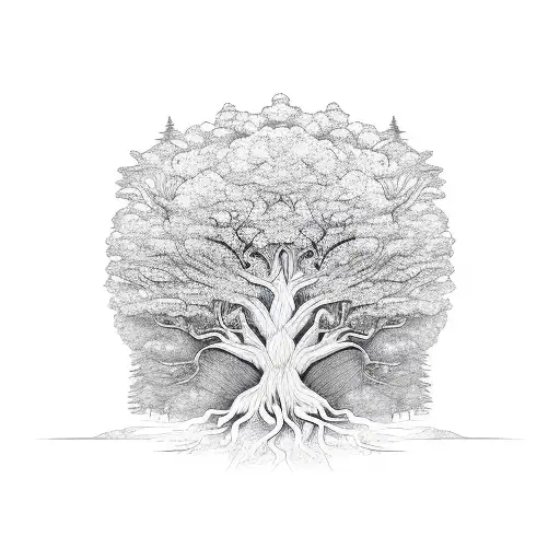 Tree Of Life With Word