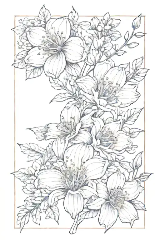 April Birth Flower And October Birth Flower