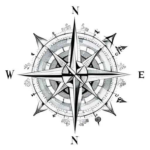Compass Surf Snow Sky Mountains