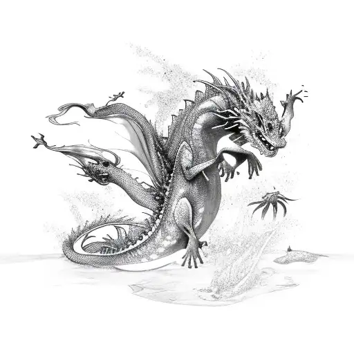 Goldfish Turns Into Dragon