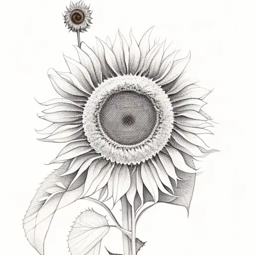 Sunflower With Kid Name In It