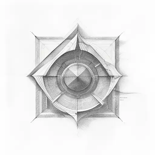 Greek Mythology And Geometry Fine Line