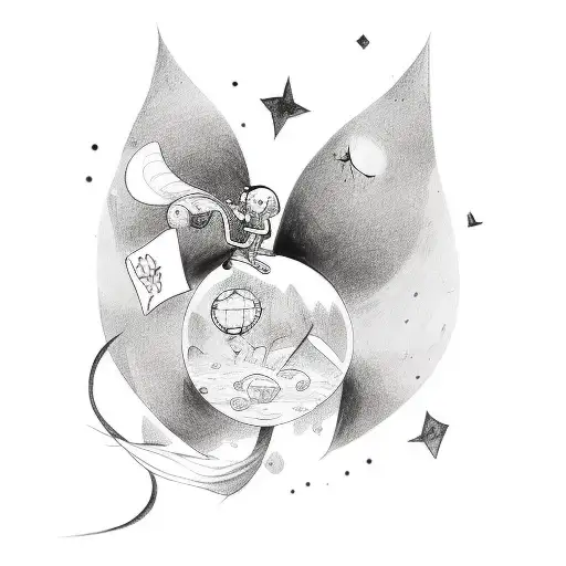 A Tattoo Inspired By Your Daughter Liah Playing With Her Favorite Toy